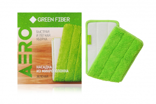 Green Fiber Microfiber Aero Mop Spray Head, ירוק