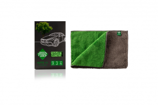 AUTO A5, ניקוי יבש, מגבת ניקוי יבש בצבע ירוק-אפור